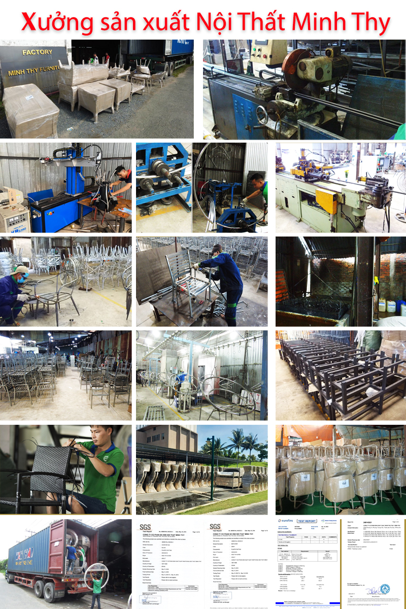 Xưởng sản xuất bàn ghế Minh Thy